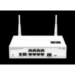 MikroTik Cloud Router Switch CRS109-8G-1S-2HnD-IN, 128MB, 8xGLAN, 1xSFP, 802.11b/g/n, ROS L5, LCD